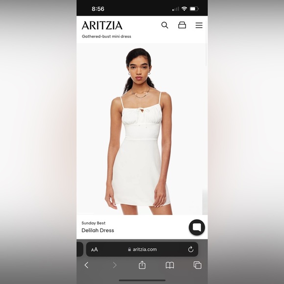 Aritizia white dress - size small - Picture 5 of 8